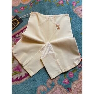 vintage 1950s olga shape wear 50s girdle trim shorts tummy corsetry xs pin up 25